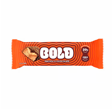Imagem de Barra Sabor Paçoca e Chocolate Bold 60g