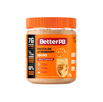 Imagem de Pasta de Amendoim em Pó Tradicional BetterPB 210g