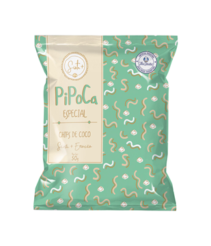 Imagem de Pipoca Sinta+ Emoção | Chips de Coco 50g