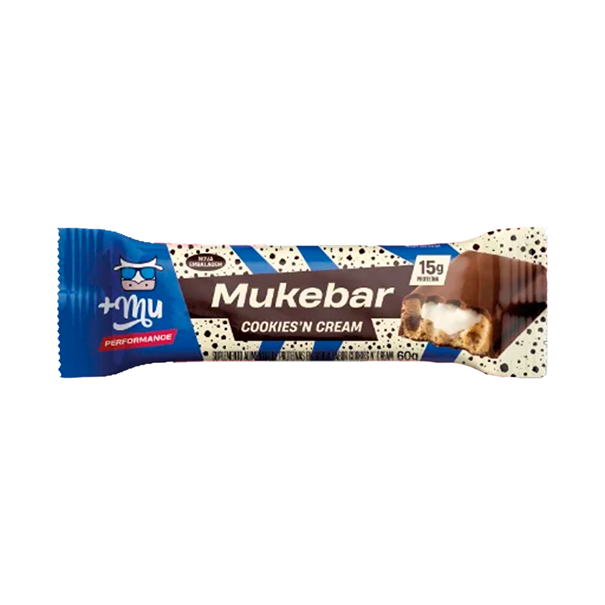 Imagem de Barra Mukebar Cookies Cream Mais Mu 60g