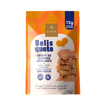 Imagem de Crispy de Quinoa Crocante com Chocolate Branco Caramelizado 60g