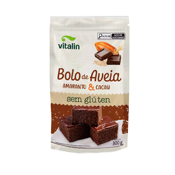 Imagem de Mistura pra Bolo Vitalin Cacau Sem Glúten 300g