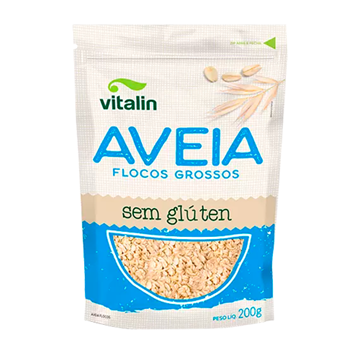 Imagem de Aveia em Flocos Sem Glúten Vitalin 200g