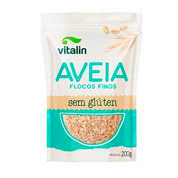 Imagem de Aveia flocos finos sem glúten Vitalin 200g