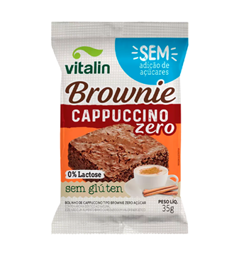 Imagem de Brownie Integral Cappuccino Zero Vitalin 35g