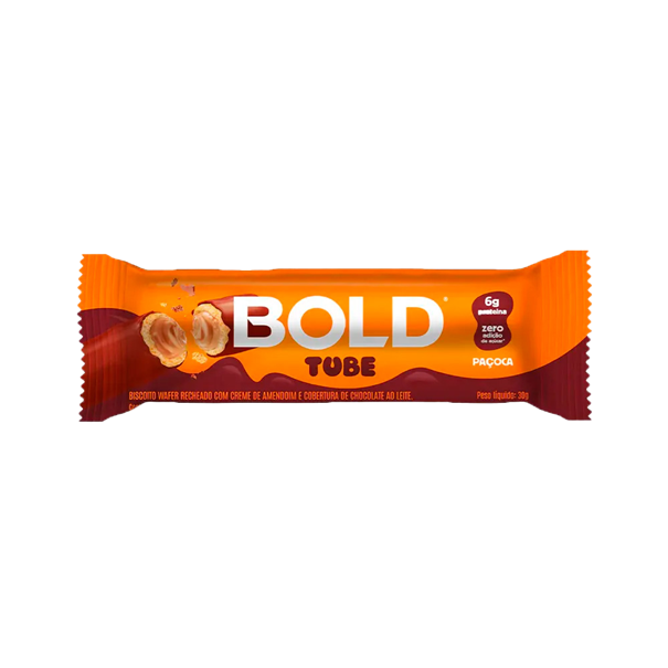 Imagem de Barra de Proteína Bold Tube Paçoca 30g