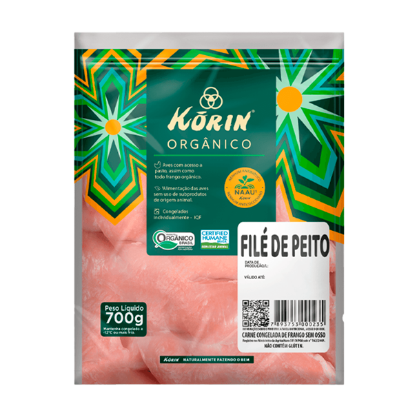 Imagem de File de Peito Organico Korin 700g