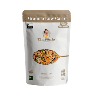 Imagem de Granola Low Carb Tradicional Tia Sônia 180g