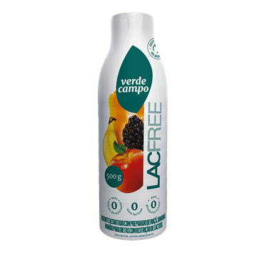 Imagem de Iogurte verde Campo Lacfree Banana Maçã Mamão 500g