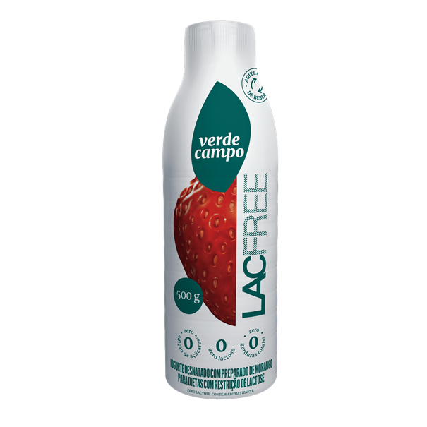 Imagem de Iogurte verde Campo Lacfree Morango 500g