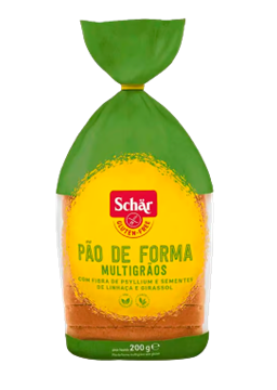 Imagem de Pão de Forma Schar Multigrãos Sem Glúten 200g