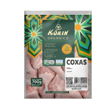 Imagem de Coxa Frango Organico Korin Iqf 700g