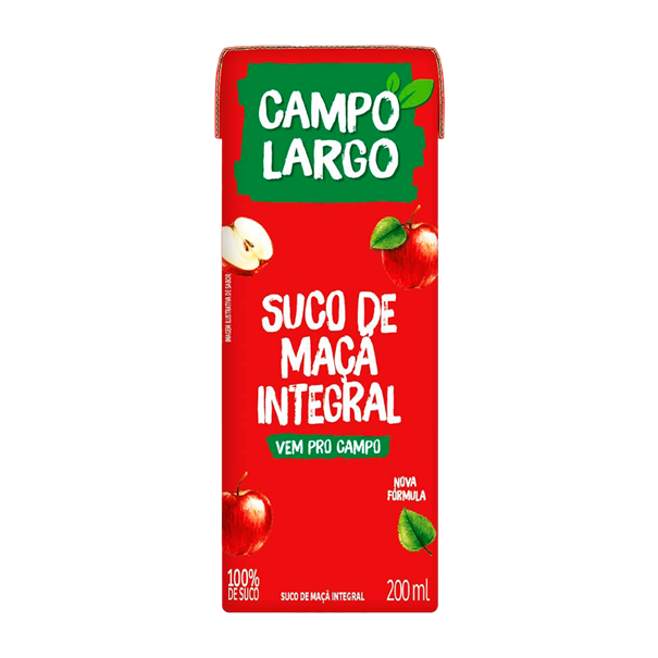 Imagem de Suco de Maçã Integral Campo Largo 200ml