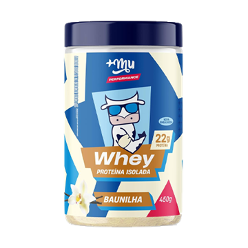 Imagem de Proteína Isolada Whey Baunilha Mais Mu 450G