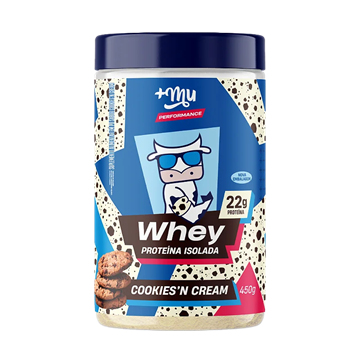 Imagem de Proteína Isolada Whey Cookies and Cream Mais Mu 450G