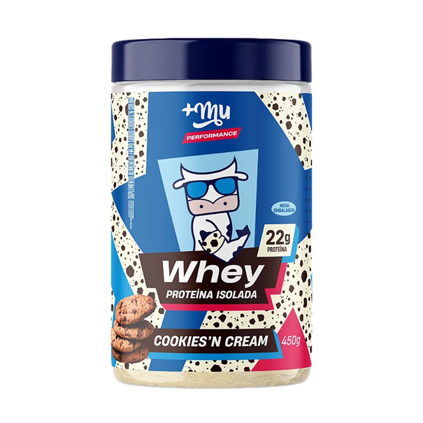 Imagem de Proteína Isolada Whey Cookies and Cream Mais Mu 450G