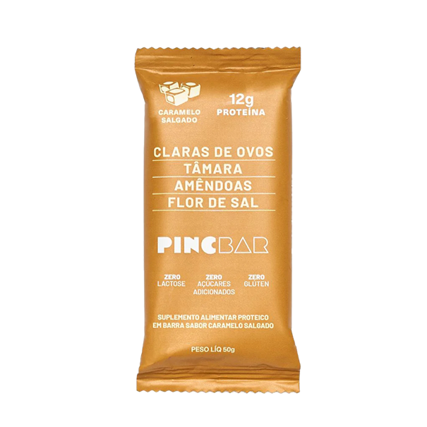 Imagem de Barra de Proteína Pincbar Caramelo Salgado 50g