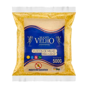 Imagem de Flocos de Milho Não Transgênico Mano Velho 500g