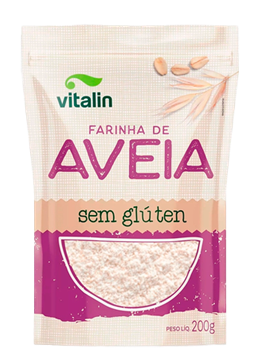 Imagem de Farinha de aveia integral s/glúten 200g- Vitalin