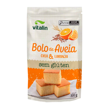 Imagem de Mistura pra Bolo Vitalin Laranja Sem Glúten 300g