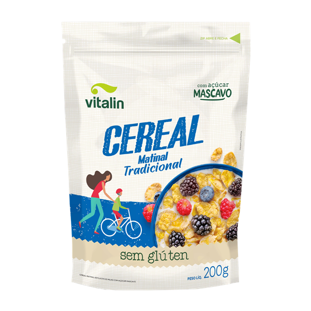 Imagem de Cereal Matinal Tradicional Sem Glúten 200g - Vitalin