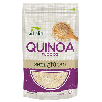 Imagem de Quinoa integral em flocos 120g -Vitalin