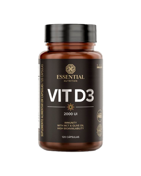 Imagem de Vitamina D3 500mg Essential Nutrition 120 caps