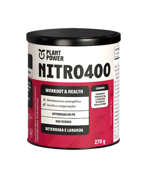 Imagem de Nitro 400 Beterraba e Laranja Plant Power 270g