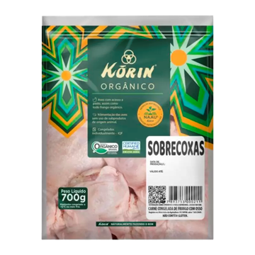 Imagem de Sobrecoxa Frango Organico Korin Iqf 700g
