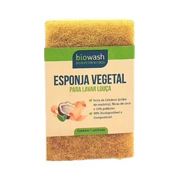 Imagem de Esponja Vegetal Biowash Und