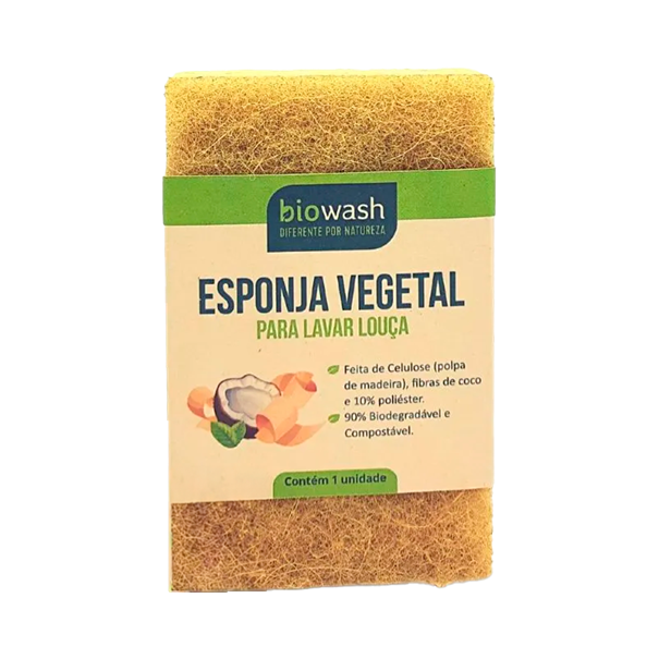 Imagem de Esponja Vegetal Biowash Und