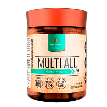 Imagem de Multi All Nutrify Multivitaminico 60 Capsulas