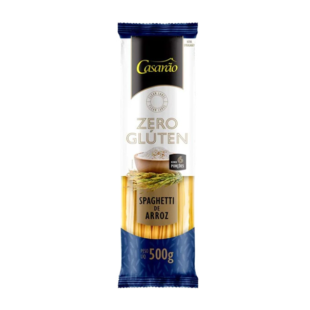 Imagem de Massa espaguete s/glúten e sem ovos 500g -Casarão