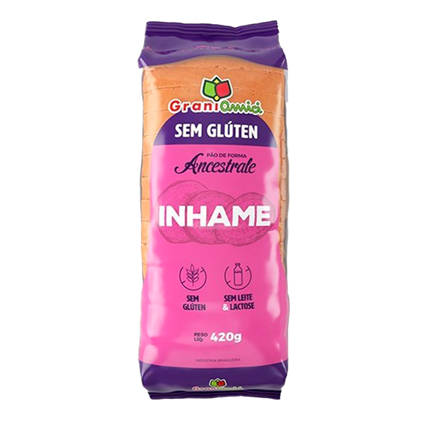 Imagem de Pão de Forma Inhame - Grani Amici 420g